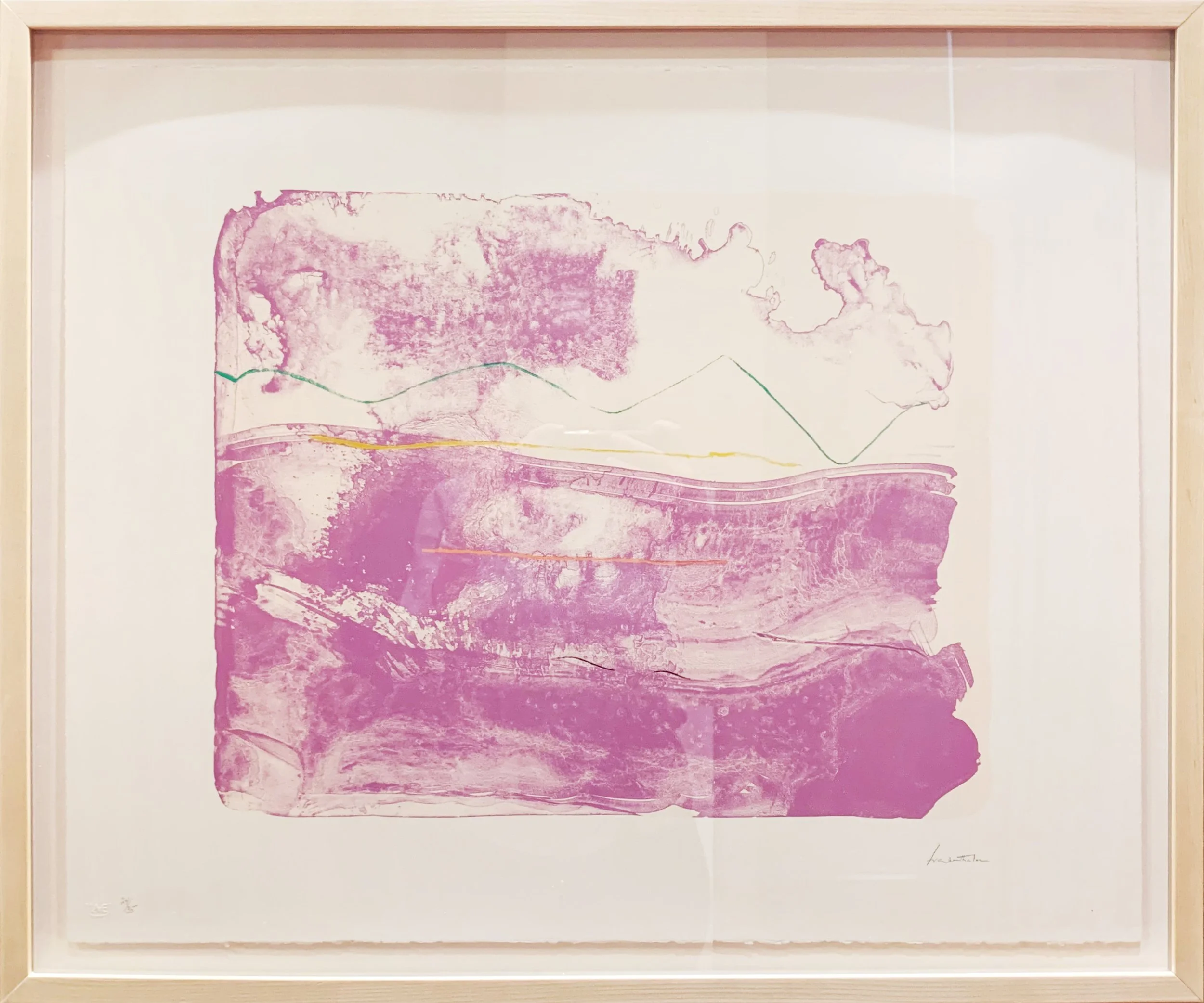 Lilac Sweep - Helen Frankenthaler — %